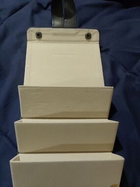 White Travel Jewelry Organizer